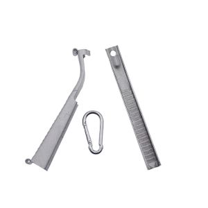 Optical Fiber Drop Wire Cable Clamp FTTH Adjustable Telecom Flat