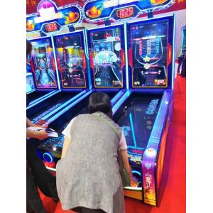 Arcade Bowling Ticket Redemption Game Machine Coin Operated Customized Power