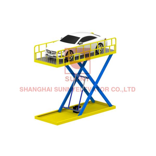 China 110V-460V Scissor Car Lift Load 3000~7000kg With Hydraulic Driven factory