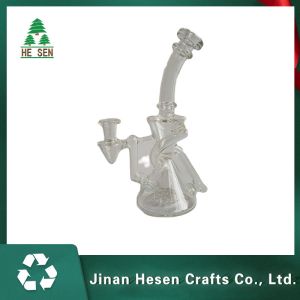 China High Borosilicate 22cm HESEN Hubble Bubble Pipe on sale