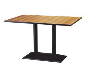China Rectangular Hotel Banquet Table Powder Coated Plywood Bar Table factory