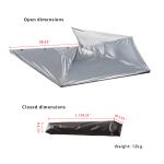 Freestanding 270 Degree Car Awning Tent Quick Opening 2.5m Vehicle Car Shade