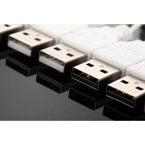 COMER 6-port display security alarm system pad phone security display stand with