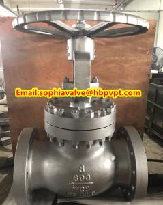 China ASTM A216 WCB 600LB cast steel globe valve factory
