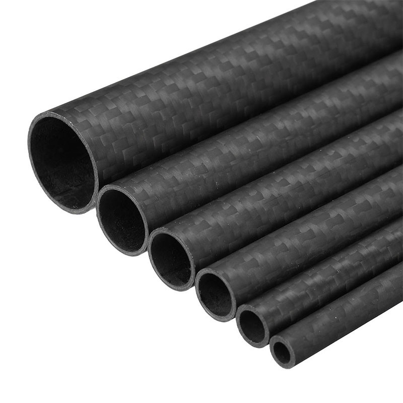 Hollow OD 16mm Carbon Fiber Tube 3K Woven For Model Building