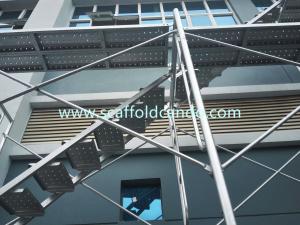 China Scaffold systems need Q235 scaffolding galvanized catwalk with high load- bearing capacity steel plank metal board hook factory