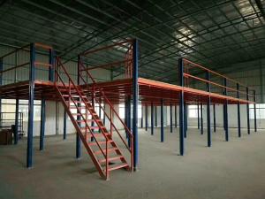 China OEM Heavy Duty Mezzanine Floor For Garment Fabric Storage Loading Capacity 1000 KG factory