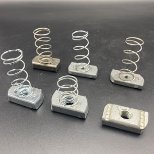 China Hot Dip Galvanized Strut Fitting Channel Spring Nut factory