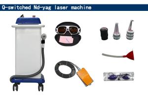 China Professional multi-function 1064nm 10Hz q switch nd yag laser tattoo removal system for sale factory