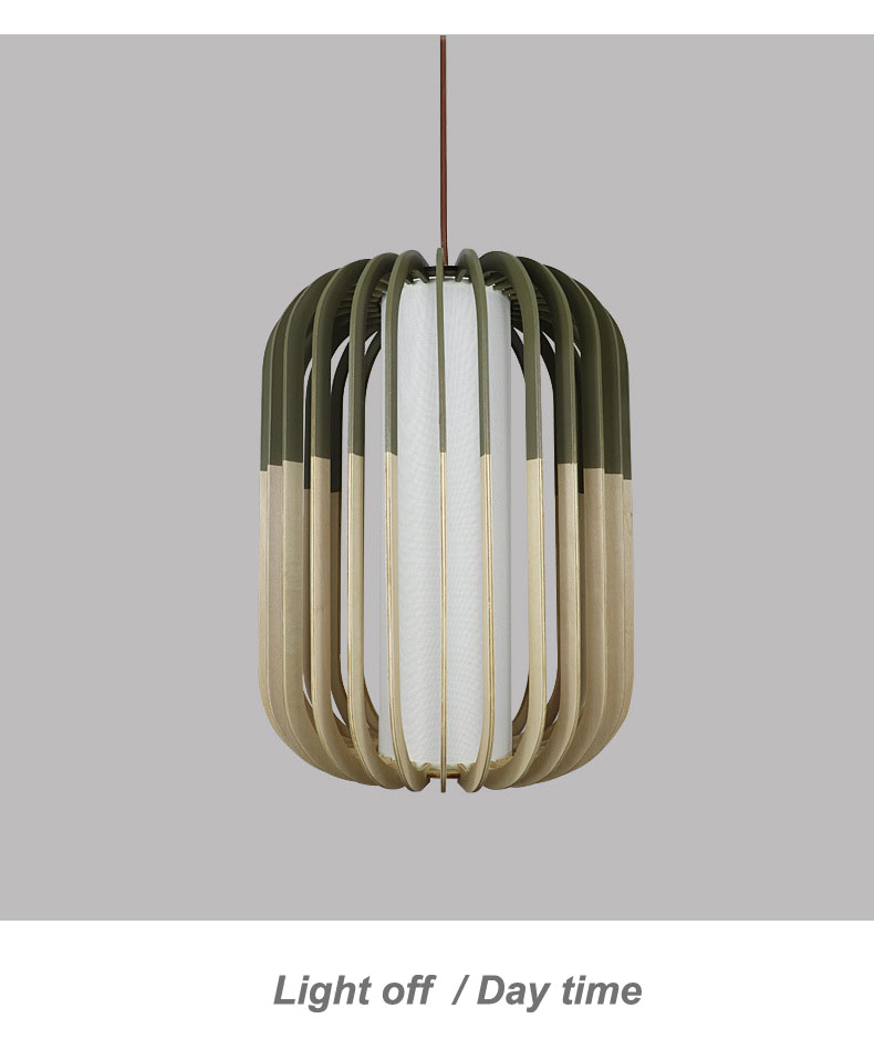 Nodic Rattan Pendant Light Chandelier Switch Control For Home Decoration