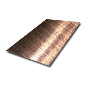 China Brushed Hairline Stainless Steel Sheet Decorative Plates 304 201 430 hl 0.28mm factory