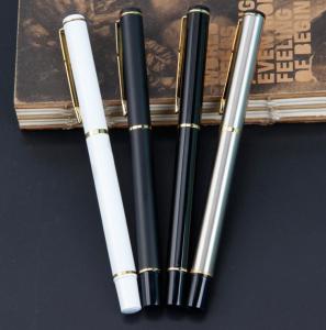 China New design wholesale price promotion metal ball pen gel pen with clip factory