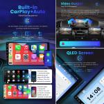 DSP 2009 Volkswagen Touran/Caddy/Passat/Golf/Tiguan/T5 Android 4G QLED Carplay