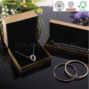 China Recycled material paper pendant gift box for jewelry factory