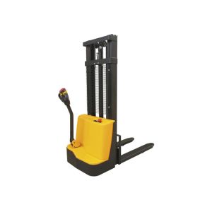 Precision Walkie Pallet Stacker , Electric Stacker Forklift With Curtis