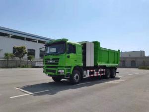 China 10 Wheels SHACMAN F3000 CNG Dump Truck 6x4 Euro V WEICHAI-430HP Green Perfect For Construction And Mining factory
