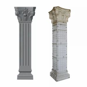 China Custom Casting Decorative Balustrade Mold For Handrail/Vase/Column Concrete For Decoration factory