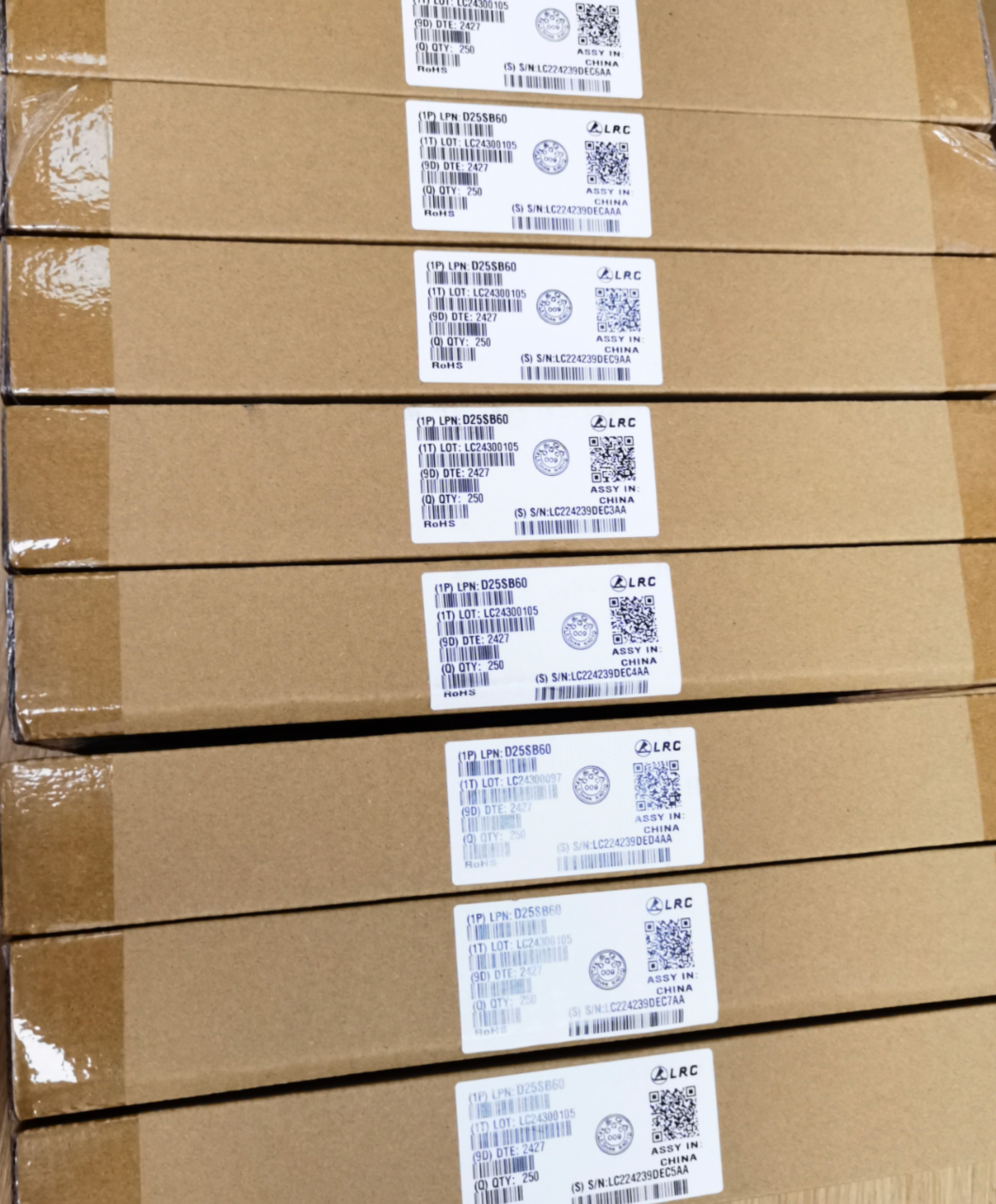 D25SB60 D25SB10 D25SB20 D25SB40 D25SB80 D25SB100 LRC Bridge Rectifier