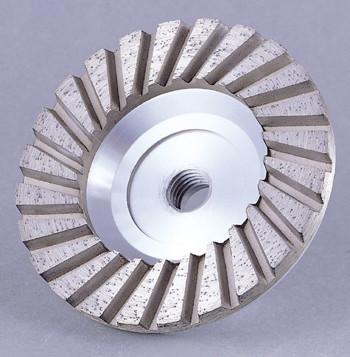 Aluminum Body Diamond Cup Wheel , Concrete Grinding Cup Wheel For Abrasive