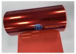 36 μm Red PET Anti Static Film UV Cured Silicone Coating Film Mainly used as