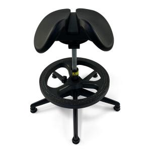China Workshop Custom Made PU Foam Chair Self Crust Saddle Office Chair factory