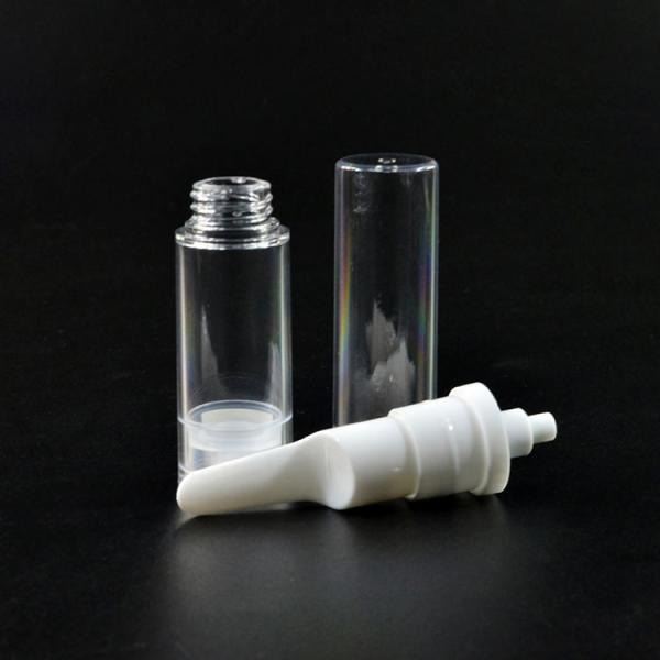 Empty Airless Skincare Cosmetic Pump Bottle For Eye Cream Serum Emulsion 10ml 15ml