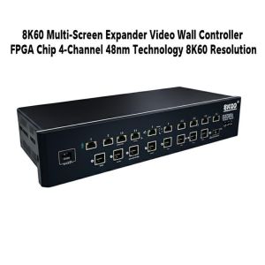 8K60 Multi-Screen Expander Video Wall Controller with 4-channel 4K60 Output FPGA