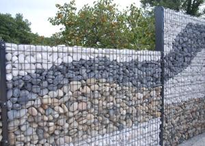 China Flexible Decorative Gabion Baskets / Gabion Stone Fence 1 - 5 Meter Length factory