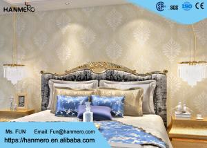 China Nonwoven Retro Vintage Wallpaper with Pearly Lustre Surface Technics , 0.53*10m size factory