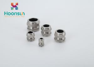China M8 - M120 Metal Cable Gland Resist Salt Nickel Plated Brass With Rubber Seal factory