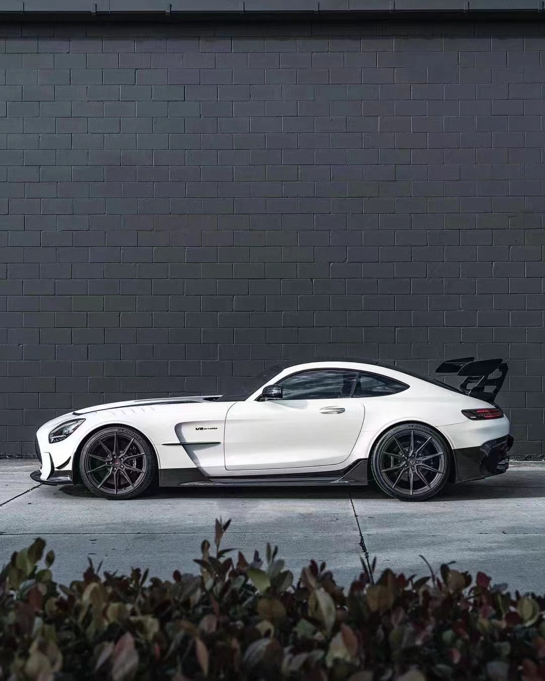 Auto Parts for Mercedes AMG GT GTC GTS Body Kit AMG GT Upgraded Black Series Style Front and Rear Bumper Spoiler Hood Body Kit