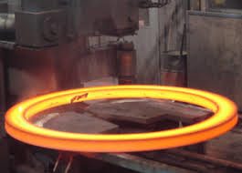 China Bright Surface Hot Forged St52 Q235 16Mn Steel Ring on sale