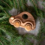 OEM ODM Handmade Wooden Toys Cars For Toddlers With Smooth Edges