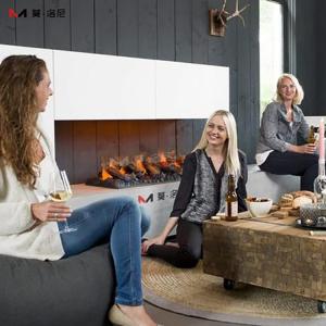 China 118 Inch 3000mm Matte Water Steam Fireplace Water Vapor Fireplace factory