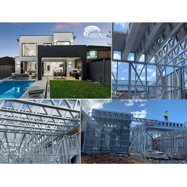 EU/AU/NZ/USA Light Steel Framing Prefabricated Luxury Villa