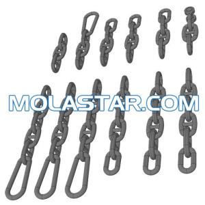 China Towing Anchor Chain For Ship Hot Dip Galvanized Marine Towing Anchor Chain Mooring Anchor Chain factory