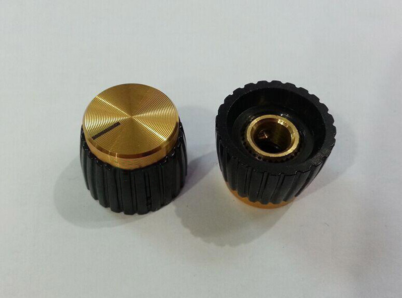 Guitar AMP Volume Knob Volume knob potentiometer knob (D)17 17(H)mm for ALPS16 ALPS27 peduncular shaft