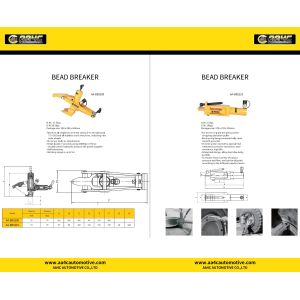 AA4C Pneumatic Tire Bead Breaker Machines AA-BB5200