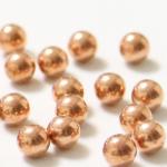 5MM 6.35MM G200 Precision Solid Copper Ball Bearings , Water Meter Brass Balls