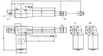 linear actuators electric 6000n push pull with 24v motor 200mm stroke, furniture