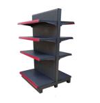 Supermarket shelves display rack shop shelves for hair and beauty products