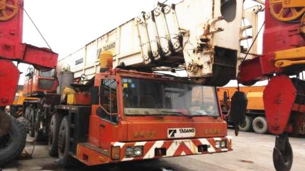 Used Mobile Crane boom truck crane Japanse Tadano crane 150ton construction