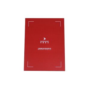 Custom Lid-Off Box Protective Varnish Rigid Packaging Red Box