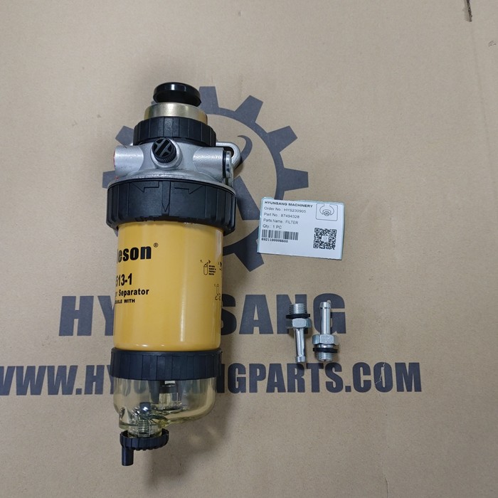 Backhoe Loader Spare Parts Filter 87494328 84475948 For 580N 580SN 590SN