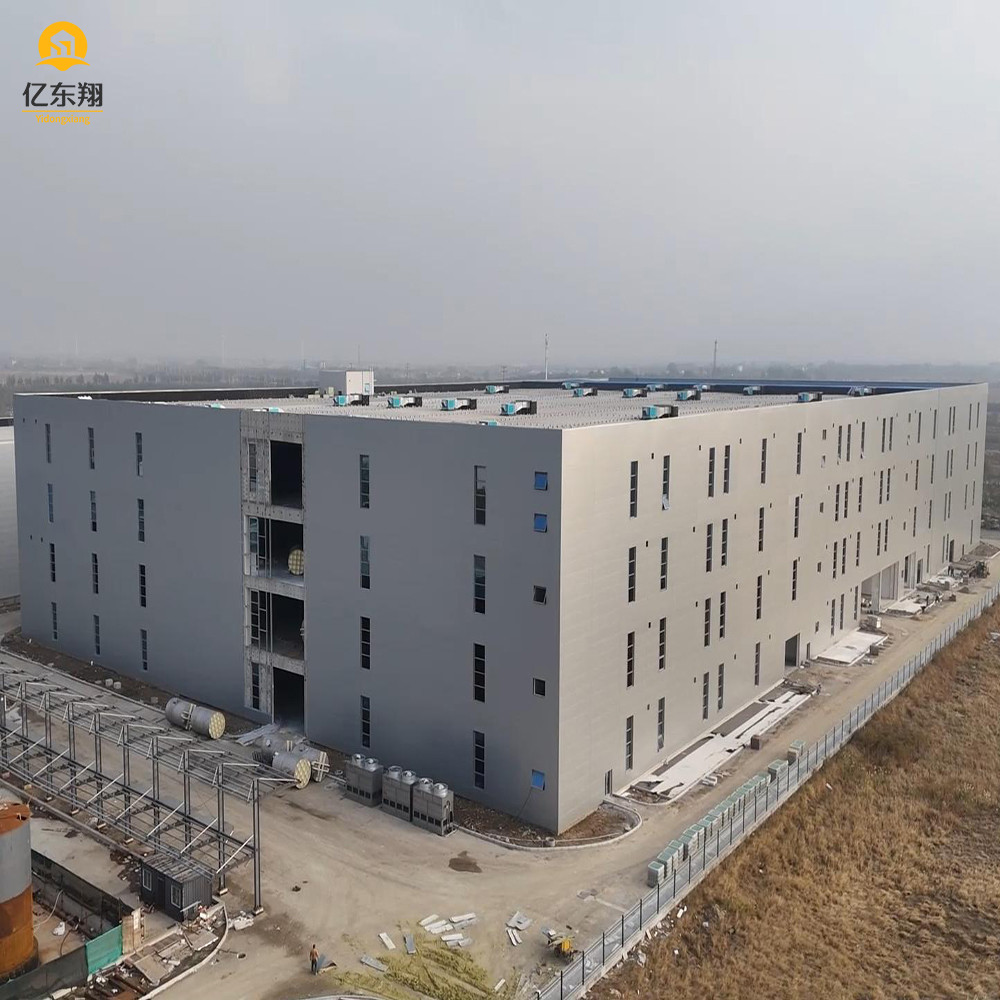 China Modern Steel Structure Building with Sandwich Panel Roofing factory