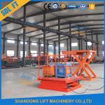 Safe 1.5T 3.5M Stationary Hydraulic Scissor Lift Hydraulic Warehouse Scissor