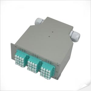 China 12LC Quad Din-rail Mount Fiber Patch Panel factory