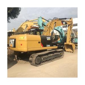 China 2021 Good Condition Japan Original 20 Ton Used Crawler Excavator CAT 320D2 in Shanghai factory