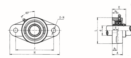 ISO Certified Bearing UCFL207 UCFL 207 for Europe America Africa Middle-East Market