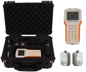 China LCD Display Handheld Ultrasonic Water Flow Meter factory